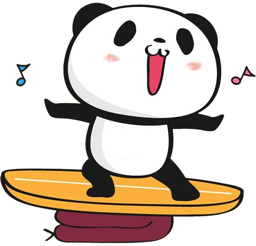Little panda emoji 🕺