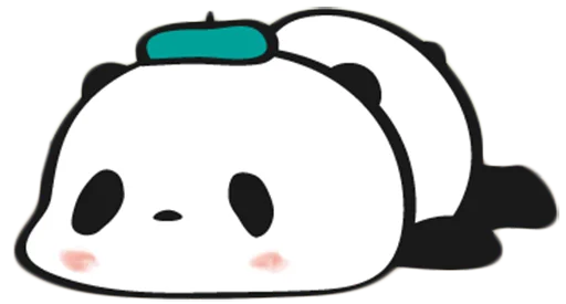 Telegram stiker «Little panda» 😞