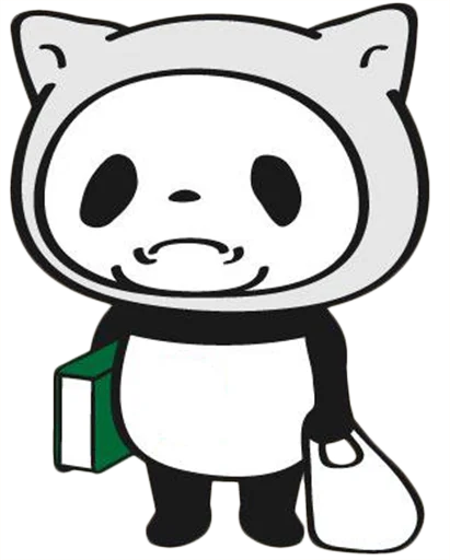 Эмодзи Little panda ☹️