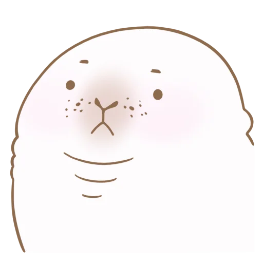 Little white seal emoji 😐