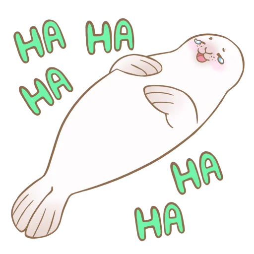 Little white seal emoji 😂