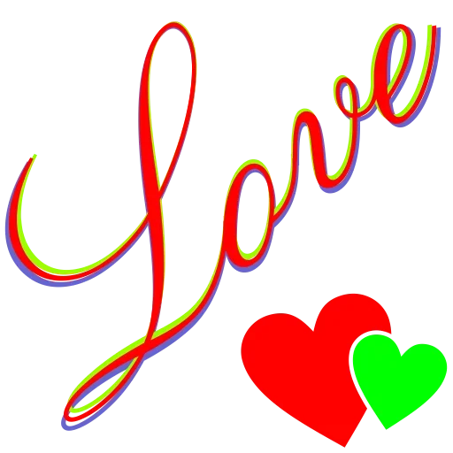 Telegram Sticker «LOVE» ❤️