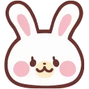 Эмодзи HD lovely bunny 🙂