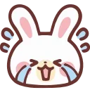 HD lovely bunny emoji 😭