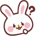 HD lovely bunny emoji 🤔