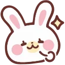 Емодзі HD lovely bunny 😼