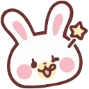 Эмодзи HD lovely bunny 😉