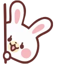 HD lovely bunny emoji 👀