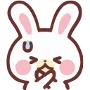 Емодзі HD lovely bunny 🙅‍♀️