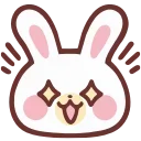 Эмодзи HD lovely bunny 🤩