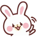 HD lovely bunny emoji 👋