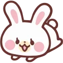 Емодзі HD lovely bunny 😀