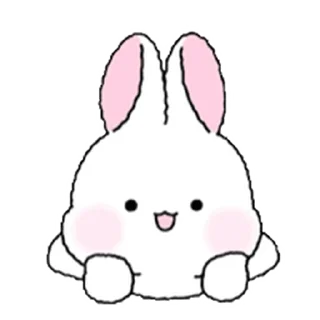 Lovely Rabbit Tozzi stiker 🙃