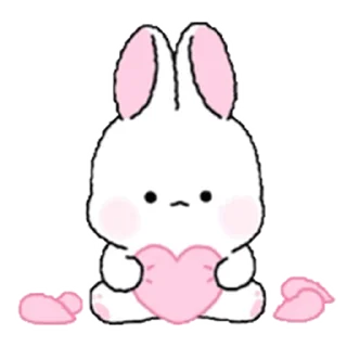 Lovely Rabbit Tozzi  sticker 💔