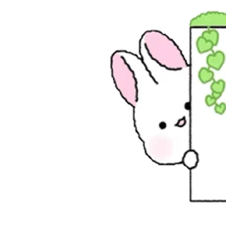 Lovely Rabbit Tozzi  sticker ❤️