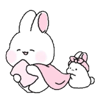 Lovely Rabbit Tozzi  sticker 😌