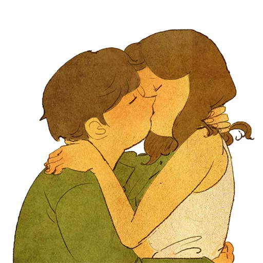 Telegram Sticker «Нежная любовь» 