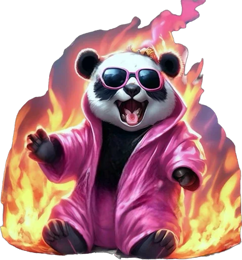 Telegram Sticker «Lunky Panda» 🔥