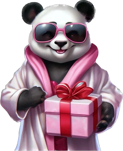 Стикер Telegram «Lunky Panda» 🎁