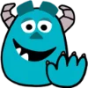 Telegram emojisi «Monsters Inc» 👋