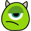 Monsters Inc emoji 😒