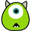 Monsters Inc emoji 😯