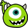 Monsters Inc emoji 👋