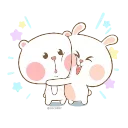 Marshmallow Couple  emoji 🤗