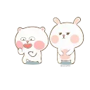 Marshmallow Couple  emoji 👊
