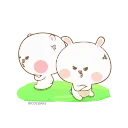 Емодзі Marshmallow Couple 😠