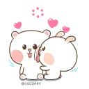 Marshmallow Couple  emoji 👅