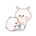 Marshmallow Couple  emoji 😘
