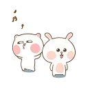 Marshmallow Couple  emoji 🤔