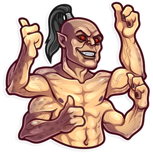 Telegram Sticker «Mortal Kombat» 👍