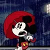 Емодзі Mickey mouse ☂️