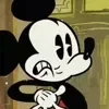 Mickey mouse emoji 😟