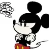 Mickey mouse emoji 😠