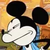 Емодзі Telegram «Mickey mouse» 😑