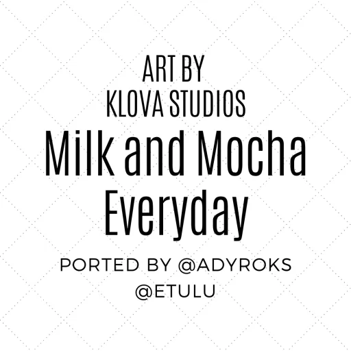 Стікер Milk & Mocha Everyday 🆔