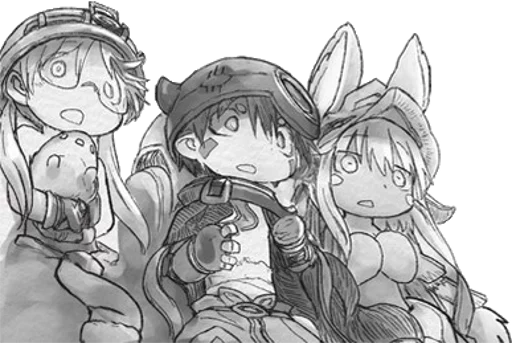 Стікер Made in Abyss 😨