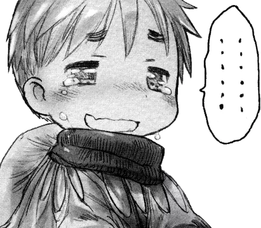 Стикер Made in Abyss 😢
