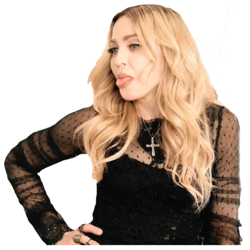 Эмодзи Madonna 😑