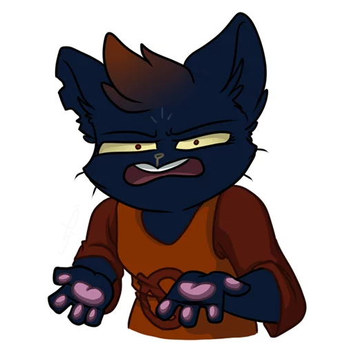 Mae Borowski from Night in the Woods by SiD'ni stiker 😾