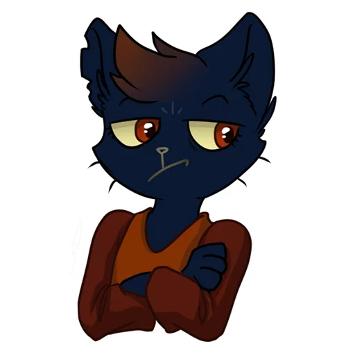 Стікер Mae Borowski from Night in the Woods by SiD'ni 😐