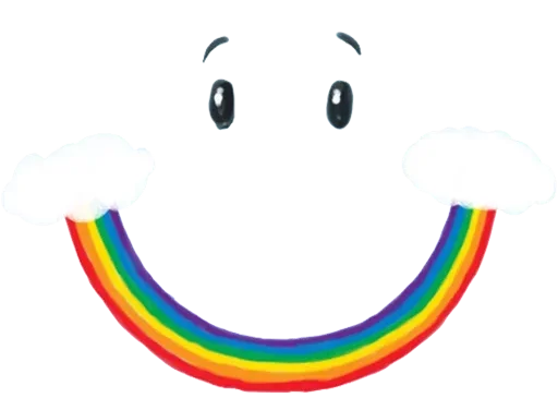 Стикер Telegram «Magic Rainbow» 😙