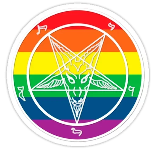 Стикер Telegram «Magic Rainbow» 😗