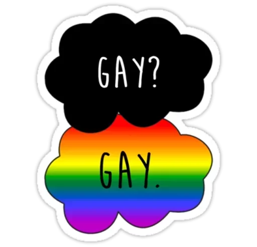 Telegram stiker «Magic Rainbow» 😚
