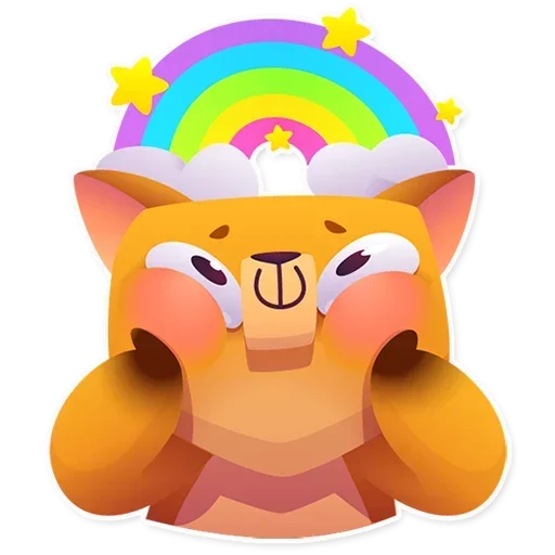 Telegram Sticker «Magic Rainbow» ☺️
