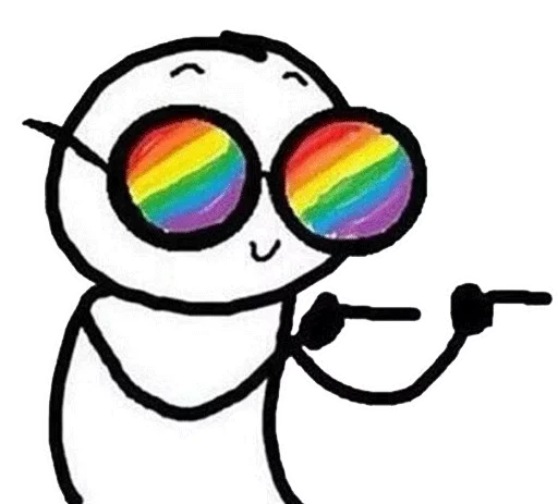 Стикер Telegram «Magic Rainbow» 😊