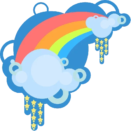 Magic Rainbow stiker 😌